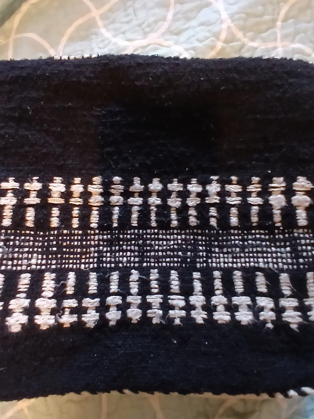 Pottery Barn Mudcloth Inspired Tribal Black White Zip Pillow Cover